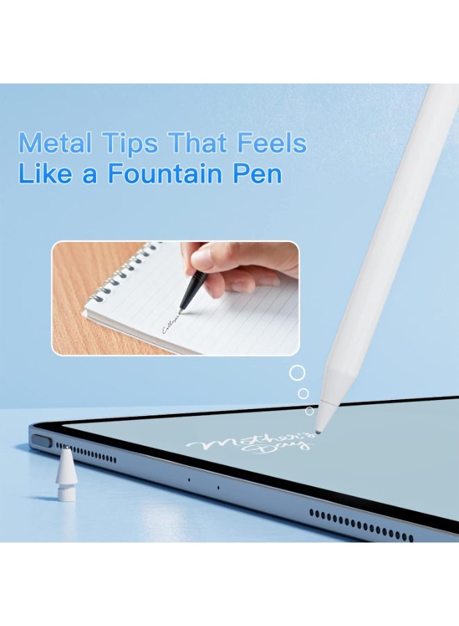 رؤوس أقلام بديلة لقلم آبل برو، رؤوس أقلام مُحسَّنة تناسب الجيل الأل والثاني من أقلام USB نوع سي من آبل، وقلم لوجيتيك كرايون الرقمي، رؤوس أقلام لقلم باد برو، مقاومة للنقطة الدقيقة، مقاوم للتآكل - Image 3